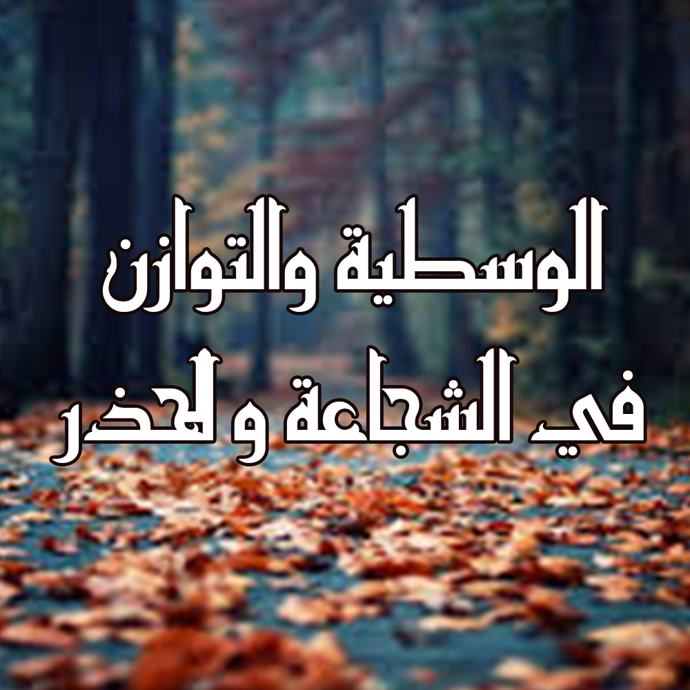 الوسطية والتوازن في الشجاعة والحذر 9 40