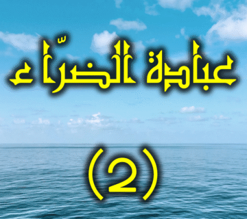 عبادة الضَّراء وعُدَّة المسلم حين نزول البلاء (2) 6 عبادة الضراء 2