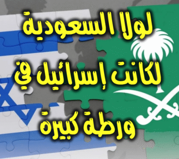 لولا السعودية لكانت إسرائيل في ورطة كبيرة 1 لولا السعودية لكانت إسرائيل في ورطة كبيرة
