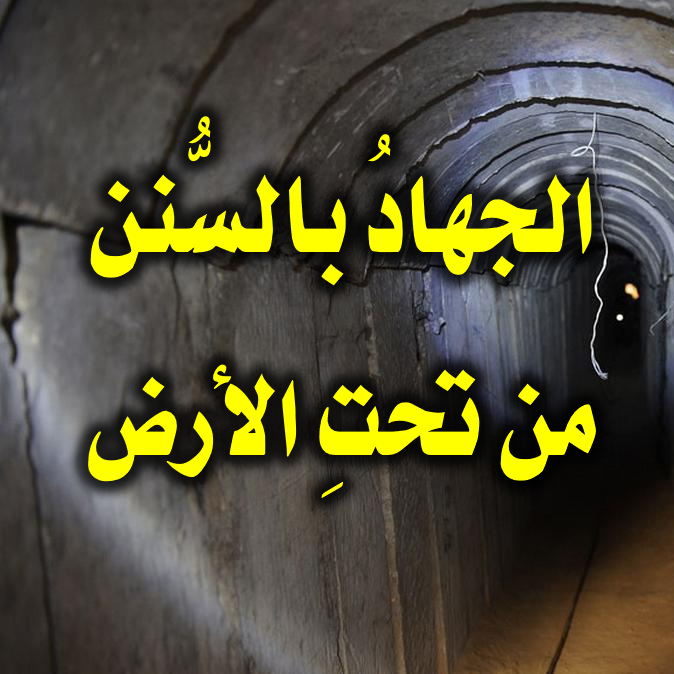 الجهادُ بالسُّنن .. من تحتِ الأرض ! 1 الجهاد بالسنن من تحت الأرض