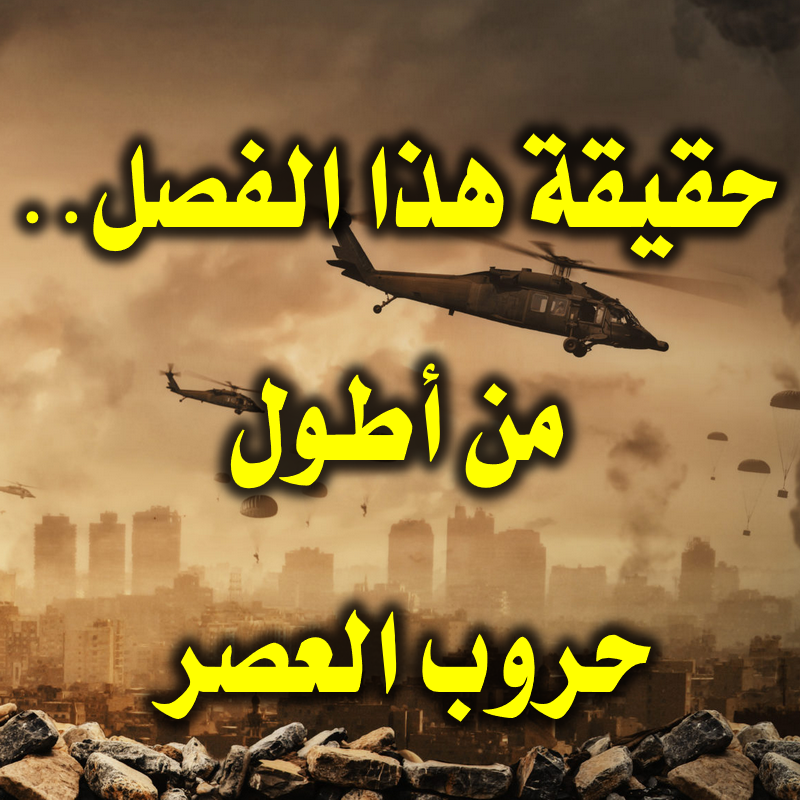 حقيقة هذا الفصل. من أطول حروب العصر