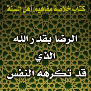 0198 الرضا بقدر الله الذي قد تكرهه النفس 300x300