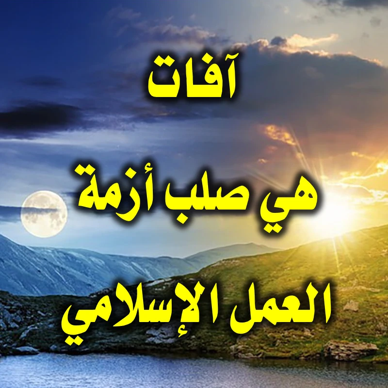 آفات هي صلب أزمة العمل الإسلامي