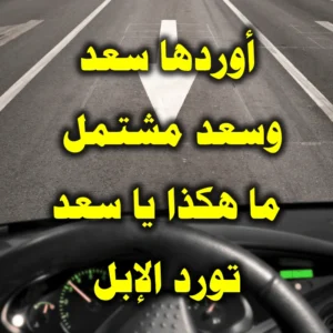 أوردها سعد وسعد مشتمل  ما هكذا يا سعد تورد الإبل  300x300