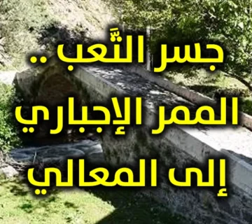 جسر التَّعب . الممر الإجباري إلى المعالي