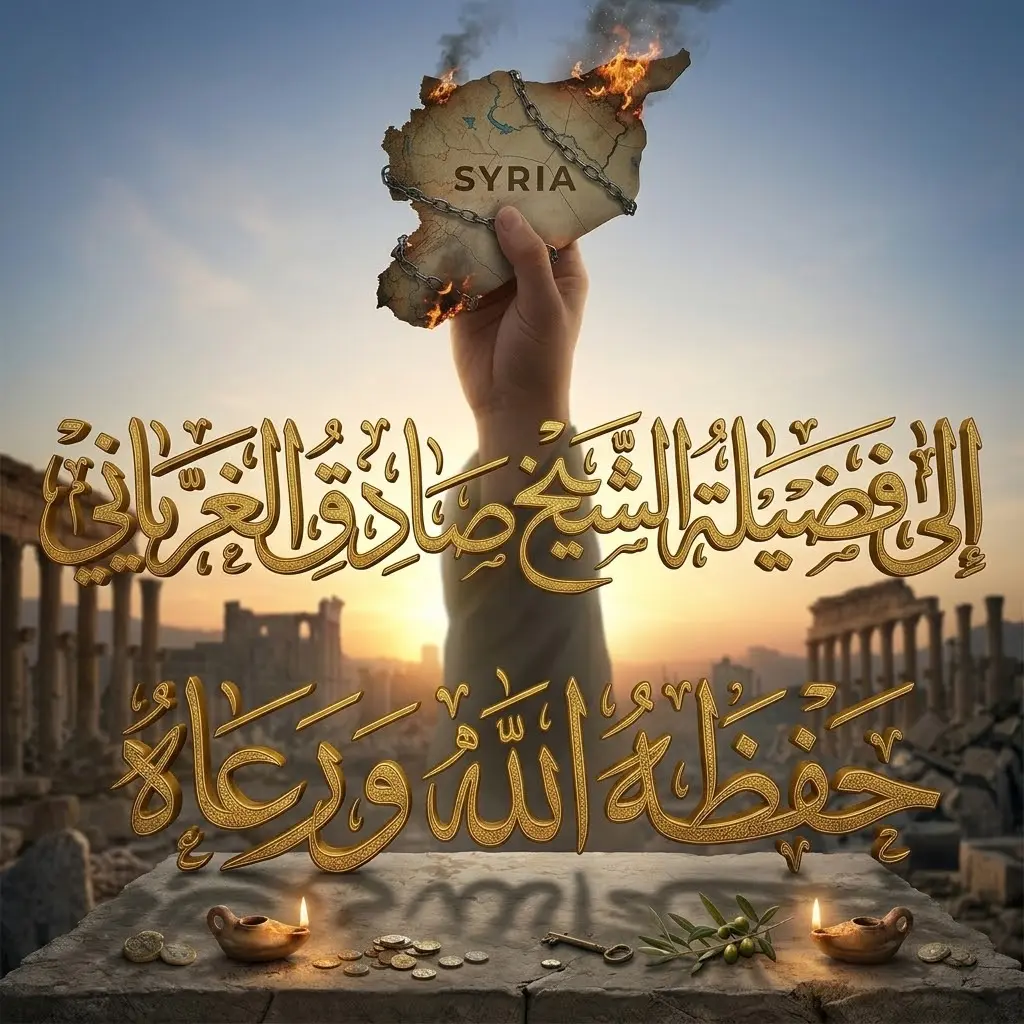 إلى فضيلة الشيخ صادق الغرياني حفظه الله ورعاه