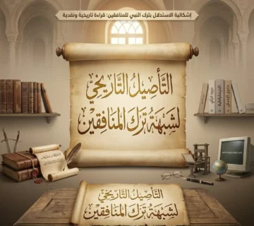 التأصيل التاريخي لشبهة ترك المنافقين