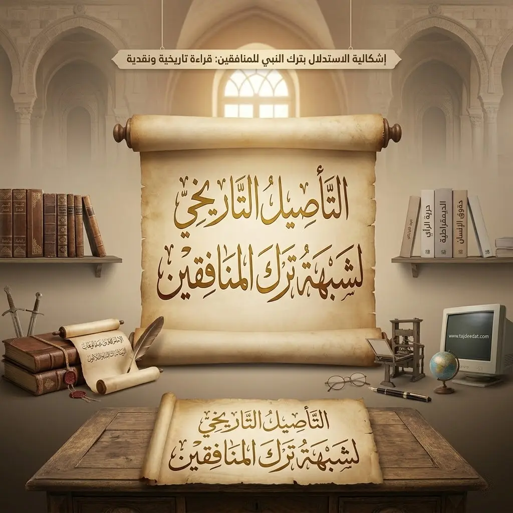 التأصيل التاريخي لشبهة ترك المنافقين