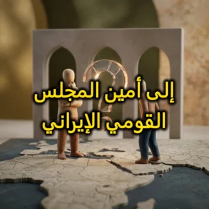 إلى أمين المجلس القومي الإيراني