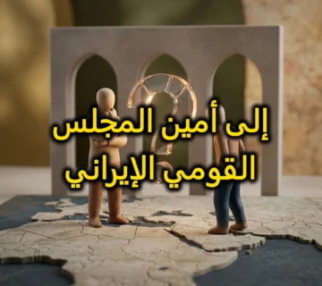 إلى أمين المجلس القومي الإيراني