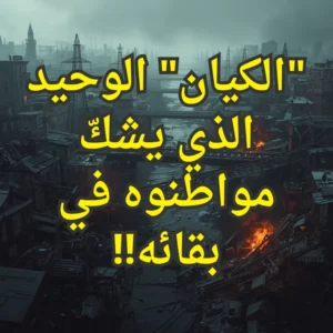 الكيان الوحيد الذي يشكّ مواطنوه في بقائه