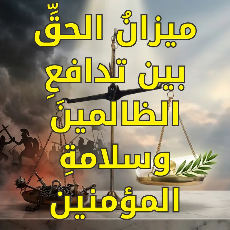 ميزانُ الحقِّ بين تدافعِ الظالمينَ وسلامةِ المؤمنين
