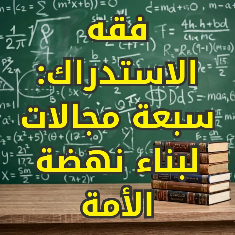 فقه الاستدراك: سبعة مجالات لبناء نهضة الأمة
