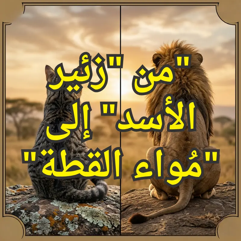 "من "زئير الأسد" إلى "مُواء القطة"