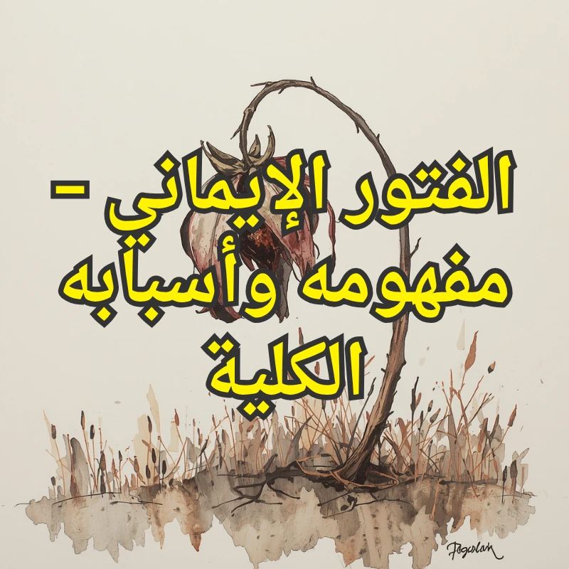 الفتور الإيماني – مفهومه وأسبابه الكلية