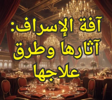 آفة الإسراف: آثارها وطرق علاجها 3 تصميم صور المنشورات 9 2 360x320