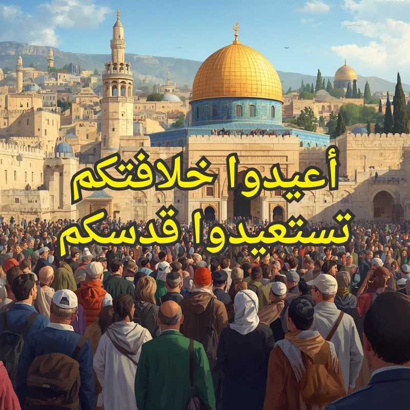 أعيدوا خلافتكم تستعيدوا قدسكم 1 تصميم صور المنشورات 9 2