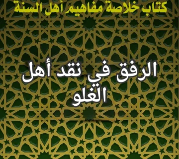 الرفق في نقد اهل الغلو
