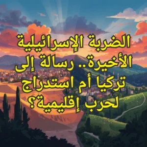 الضربة الاسرائيلية الأخيرة