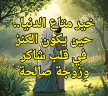 خير متاع الدنيا.. حين يكون الكنز في قلب شاكر وزوجة صالحة 3 الزوجة الصالحة