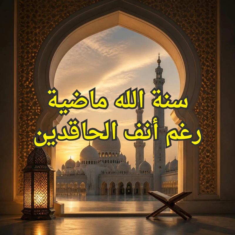 سنة الله ماضية رغم أنف الحاقدين 1 سنة الله