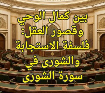 بين كمال الوحي وقصور العقل: فلسفة الاستجابة والشورى في سورة الشورى 2 الشورى
