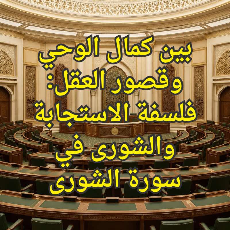 بين كمال الوحي وقصور العقل: فلسفة الاستجابة والشورى في سورة الشورى 1 الشورى
