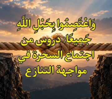 واعتصموا بحبل الله جميعاً