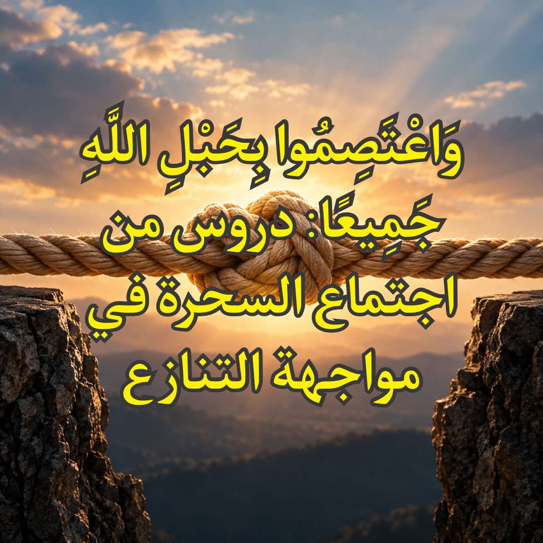 واعتصموا بحبل الله جميعاً
