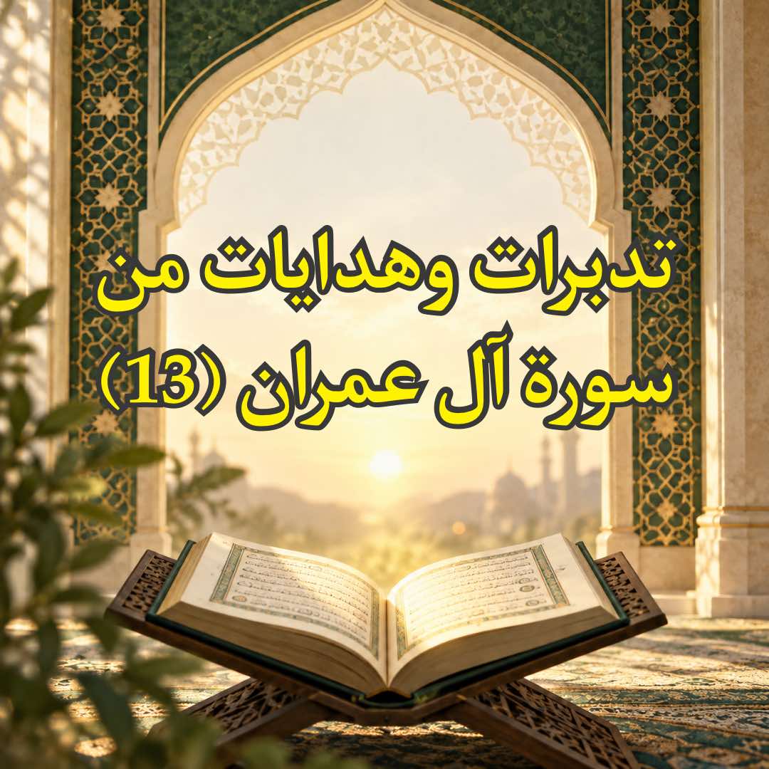 تدبرات وهدايات من سورة آل عمران (13) 1 تفسير سورة ال عمران