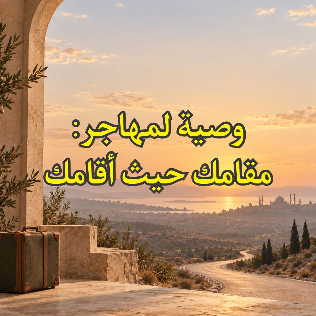 مقامك حيث اقامك
