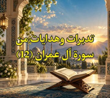 تدبرات وهدايات من سورة آل عمران (12) 1 تفسير سورة آل عمران