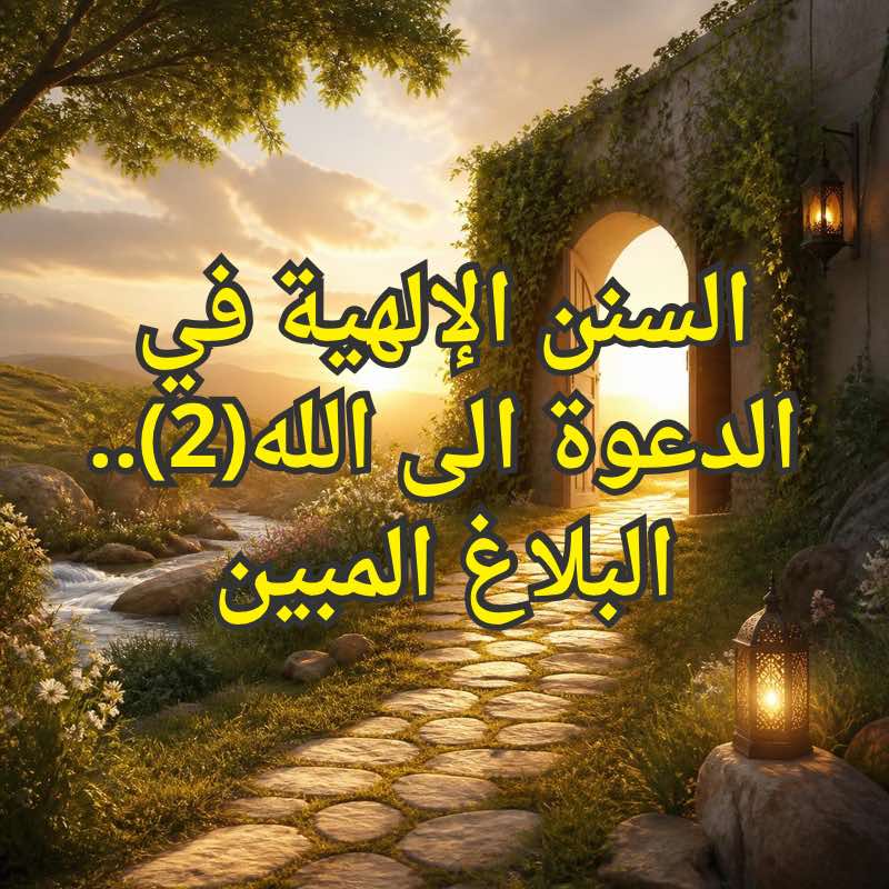 السنن الإلهية في الدعوة الى الله(2).. البلاغ المبين 1 الدعوة